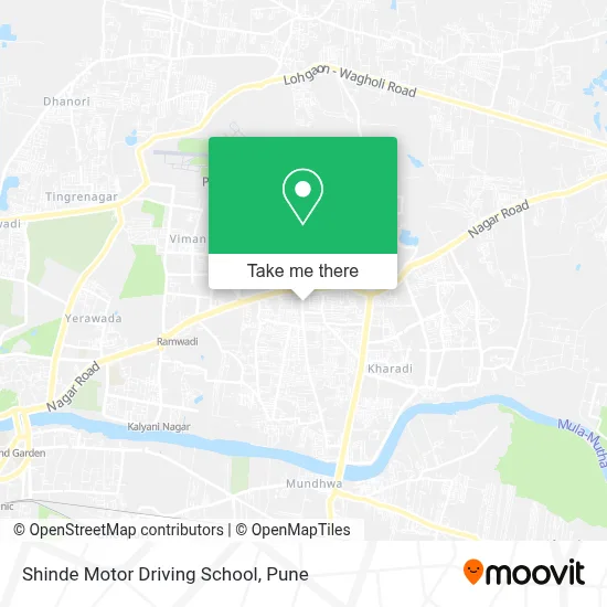 Shinde Motor Driving School map