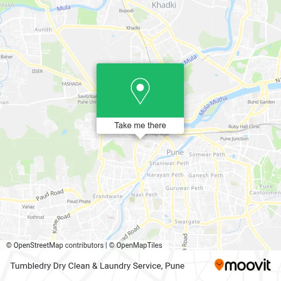 Tumbledry Dry Clean & Laundry Service map