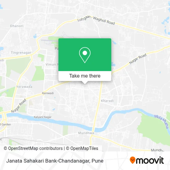 Janata Sahakari Bank-Chandanagar map