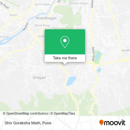 Shiv Goraksha Math map