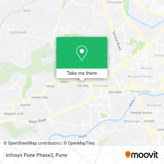 Infosys Pune Phase2 map