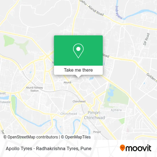 Apollo Tyres - Radhakrishna Tyres map