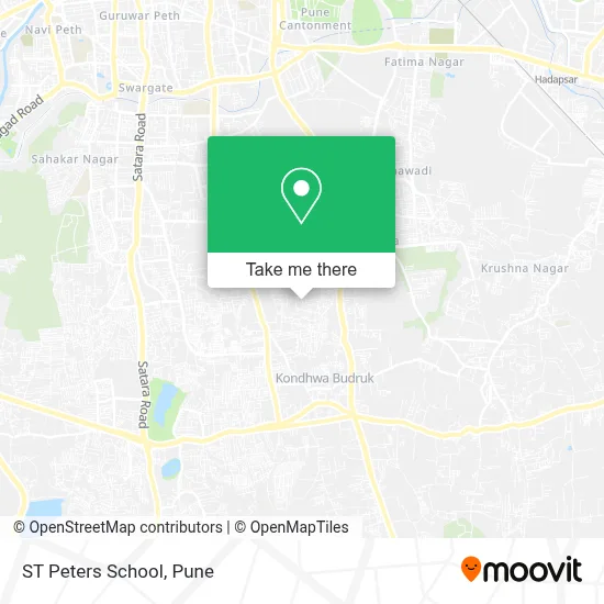 ST Peters School map