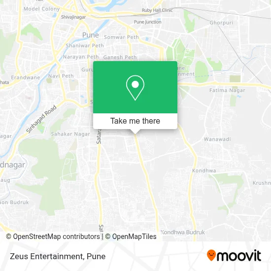 Zeus Entertainment map