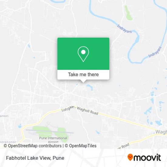 Fabhotel Lake View map