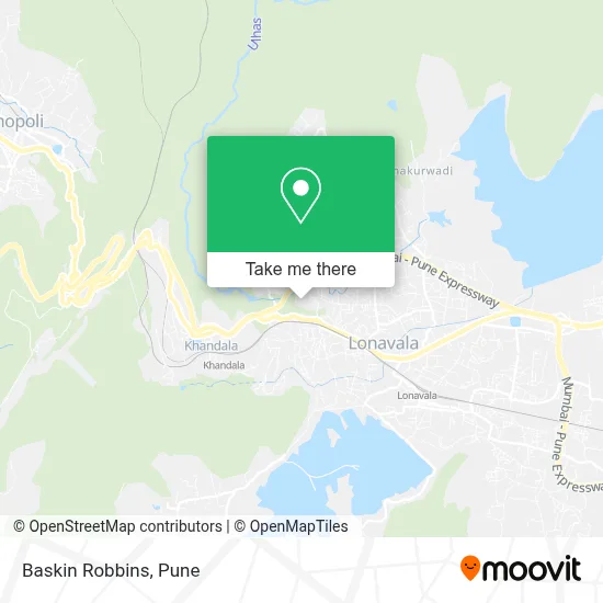 Baskin Robbins map
