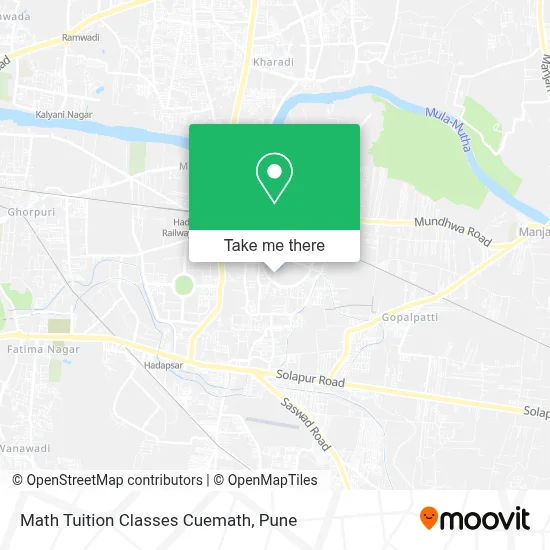 Math Tuition Classes Cuemath map