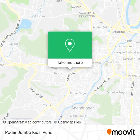 Podar Jumbo Kids map