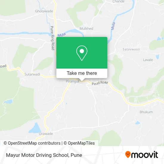 Mayur Motor Driving School map