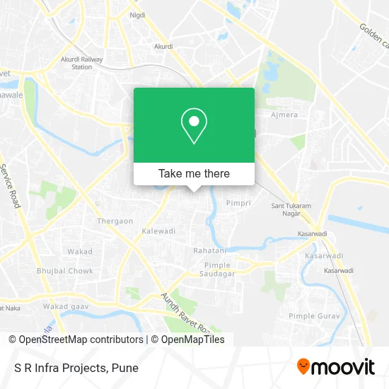 S R Infra Projects map