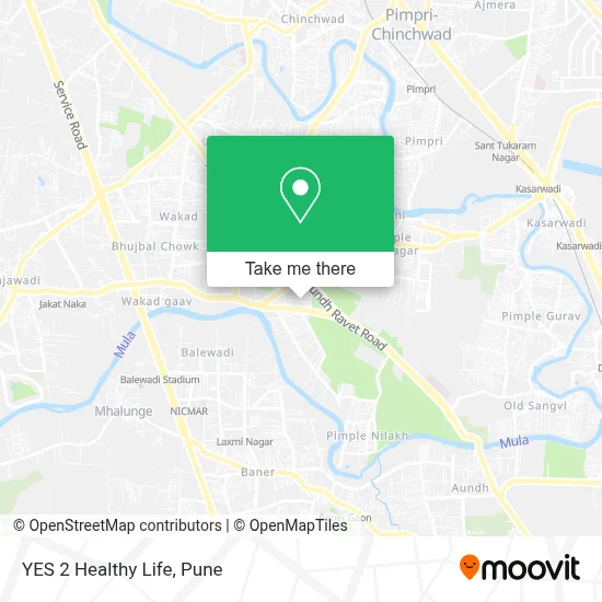 YES 2 Healthy Life map