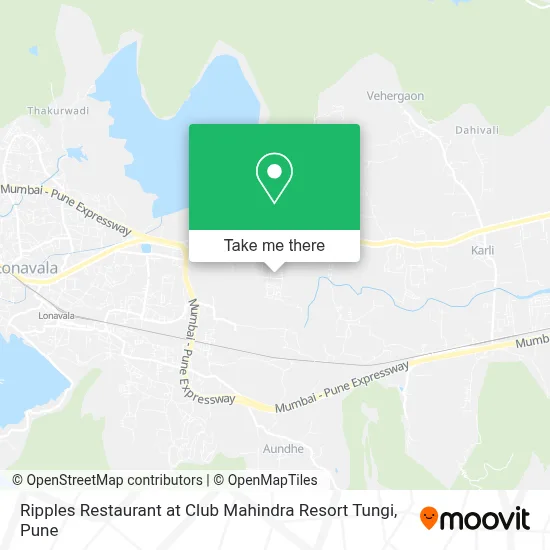 Ripples Restaurant at Club Mahindra Resort Tungi map