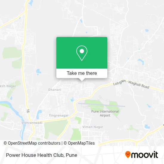 Power House Health Club map