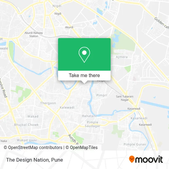 The Design Nation map