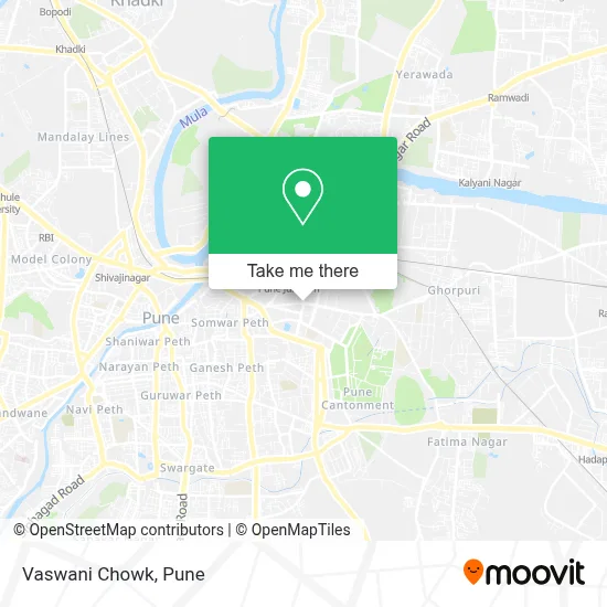 Vaswani Chowk map