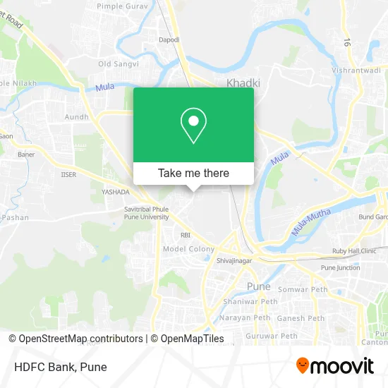 HDFC Bank map