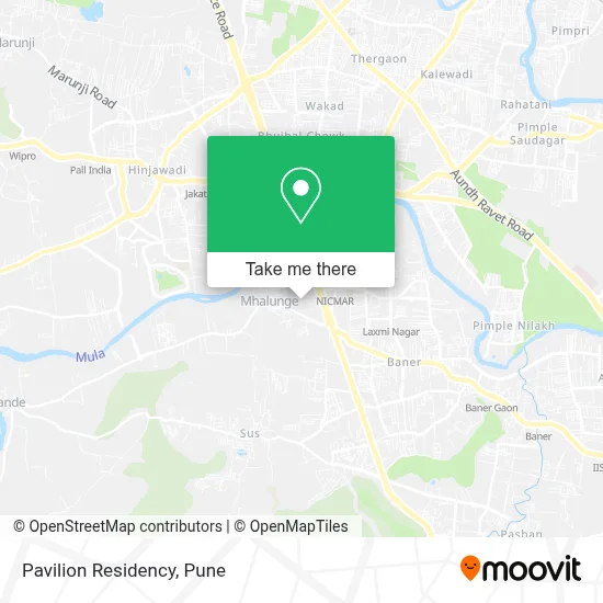 Pavilion Residency map