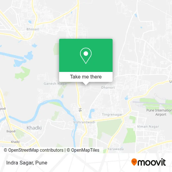 Indra Sagar map