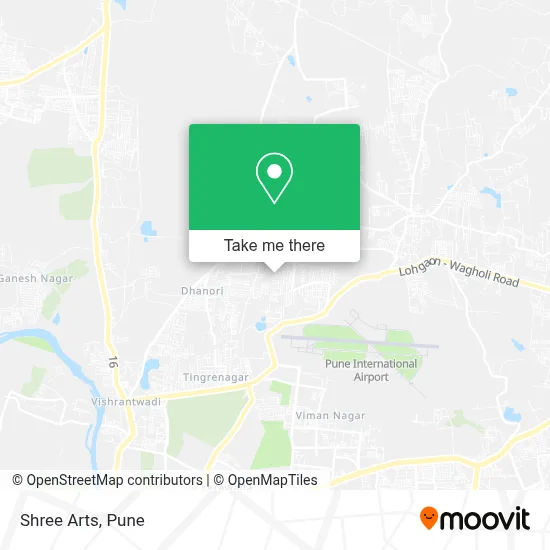 Shree Arts map
