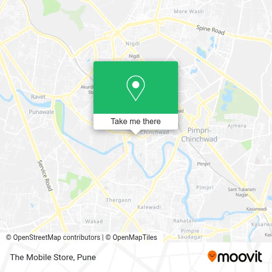 The Mobile Store map