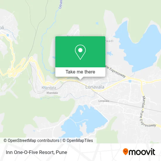 Inn One-O-Five Resort map