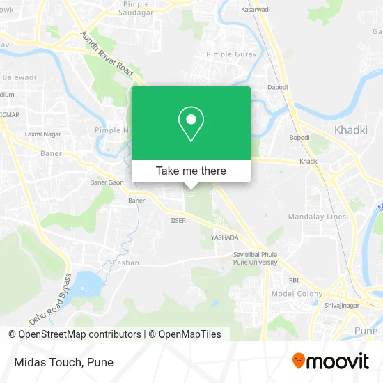 Midas Touch map