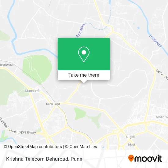Krishna Telecom Dehuroad map