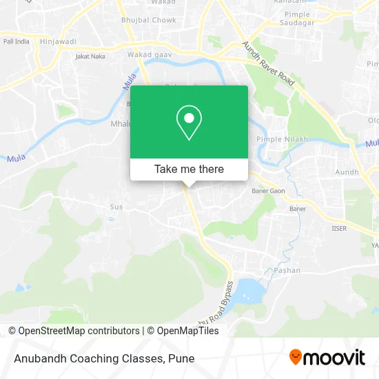 Anubandh Coaching Classes map