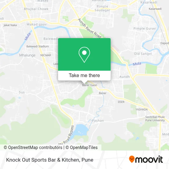 Knock Out Sports Bar & Kitchen map