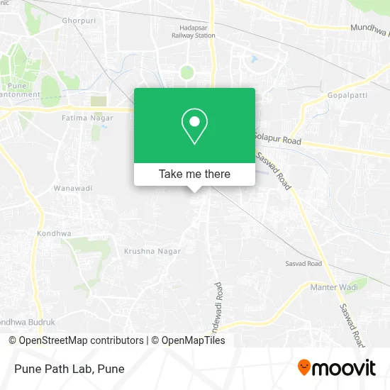 Pune Path Lab map