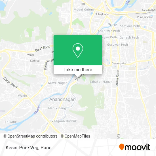 Kesar Pure Veg map