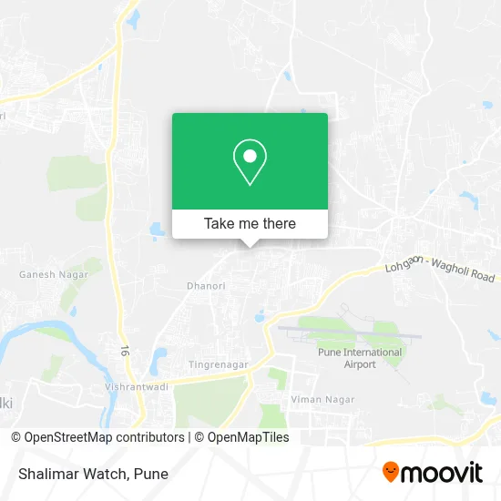 Shalimar Watch map