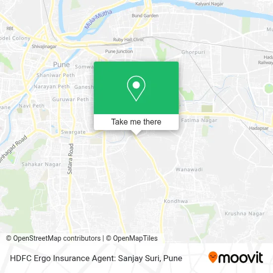 HDFC Ergo Insurance Agent: Sanjay Suri map