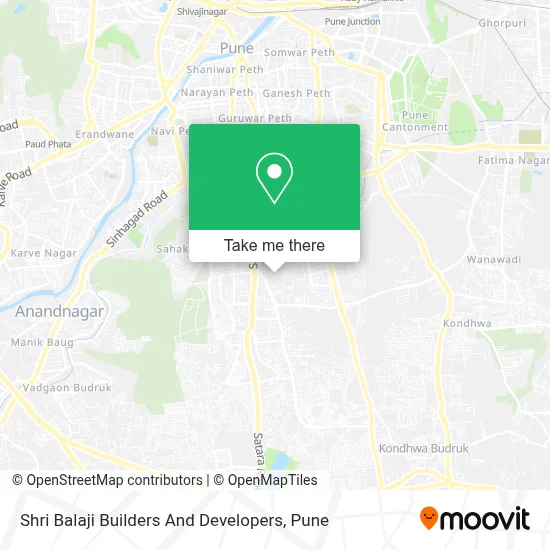 Shri Balaji Builders And Developers map