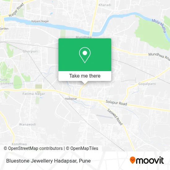 Bluestone Jewellery Hadapsar map