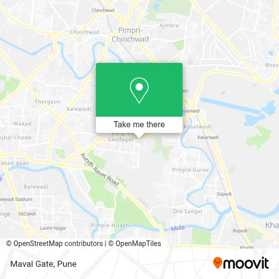 Maval Gate map