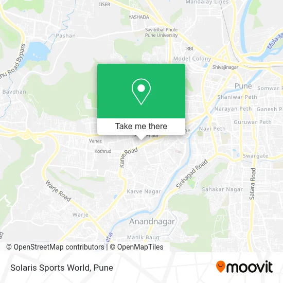 Solaris Sports World map