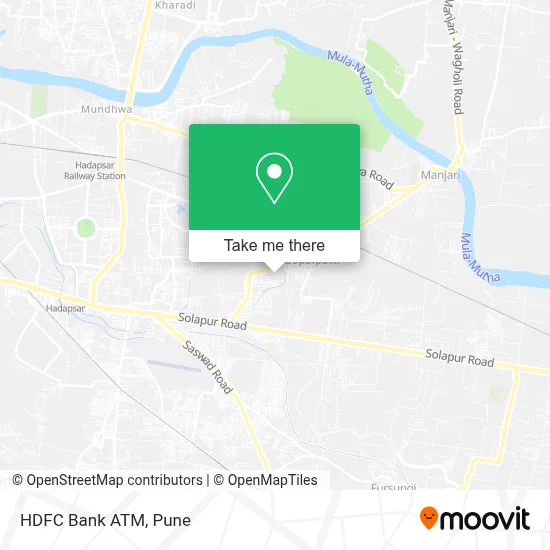 HDFC Bank Atm map
