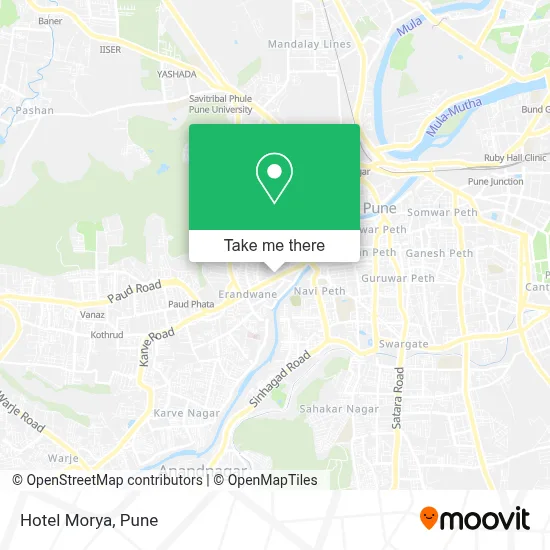 Hotel Morya map