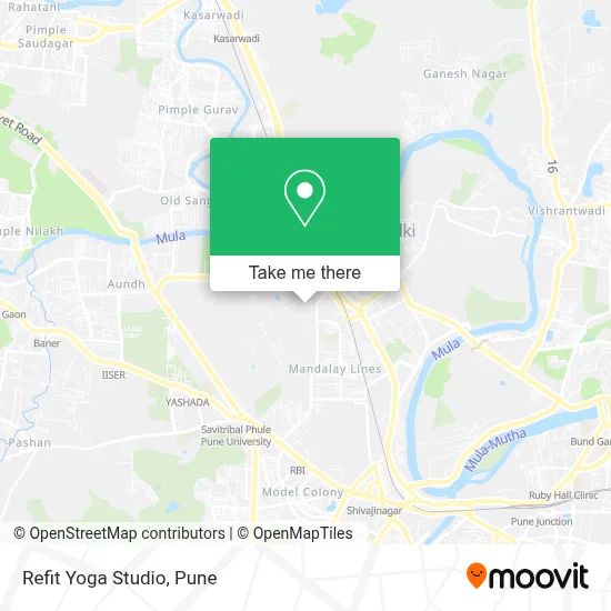 Refit Yoga Studio map