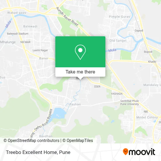 Treebo Excellent Home map