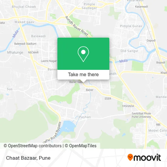 Chaat Bazaar map