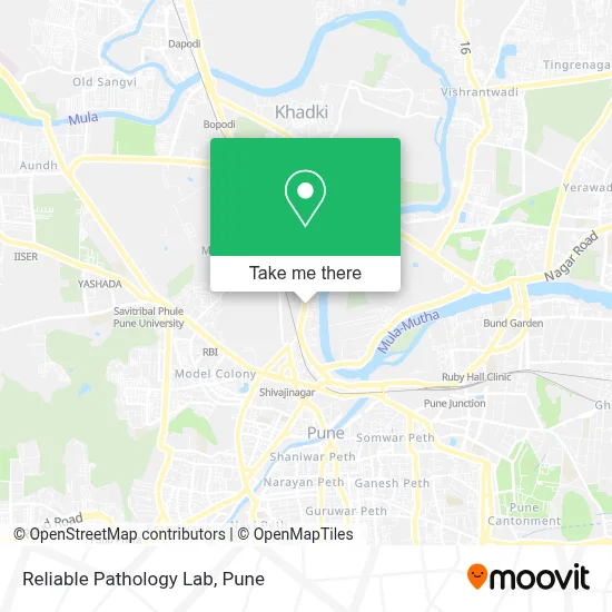 Reliable Pathology Lab map