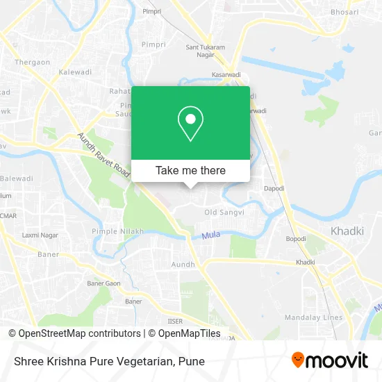 Shree Krishna Pure Veg map