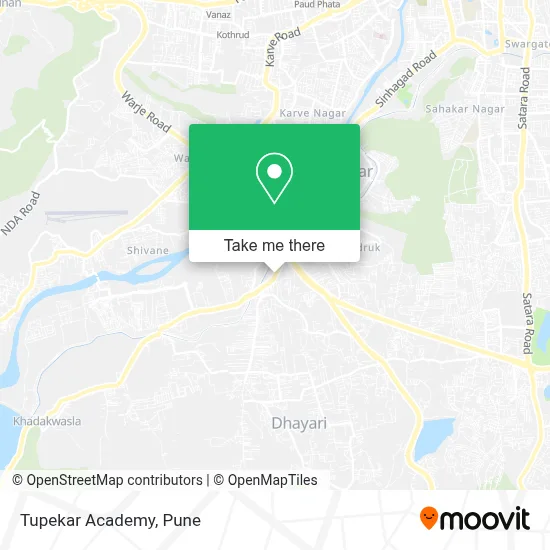 Tupekar Academy map