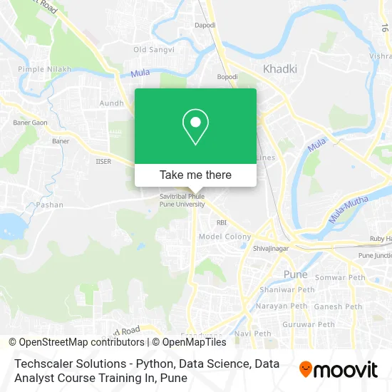 Techscaler Solutions - Python, Data Science, Data Analyst Course Training In map