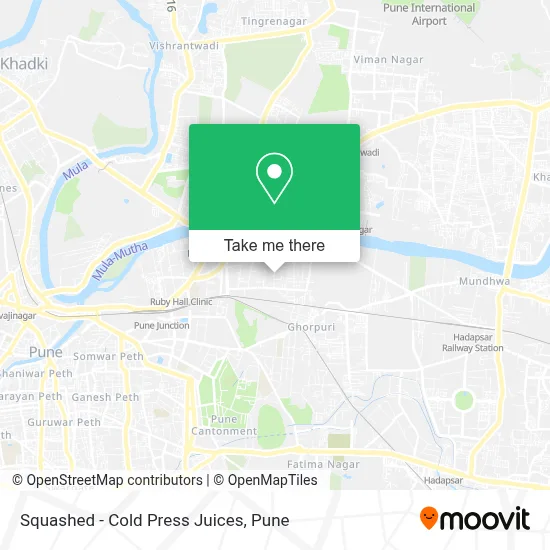 Squashed - Cold Press Juices map