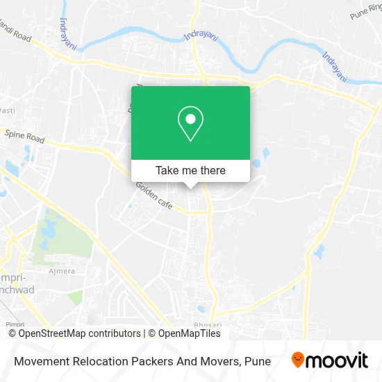 Movement Relocation Packers And Movers map