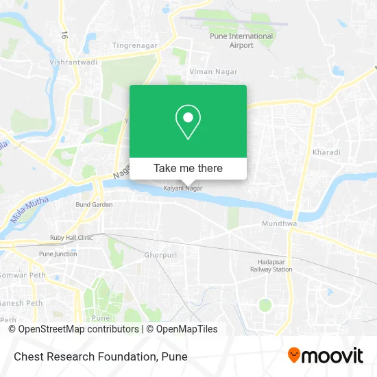 Chest Research Foundation map