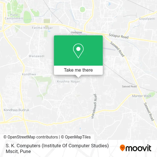 S. K. Computers (Institute Of Computer Studies) Mscit map